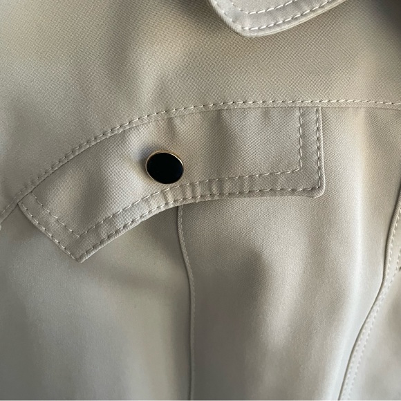 Forecaster of Boston Vintage Faux Fur Lined Long Cream Coat Women's Plus Size 16 - Picture 10 of 13